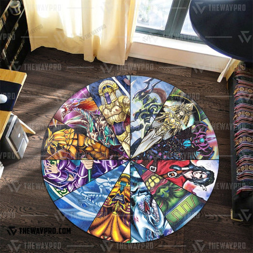 Yugioh Custom Round Carpet