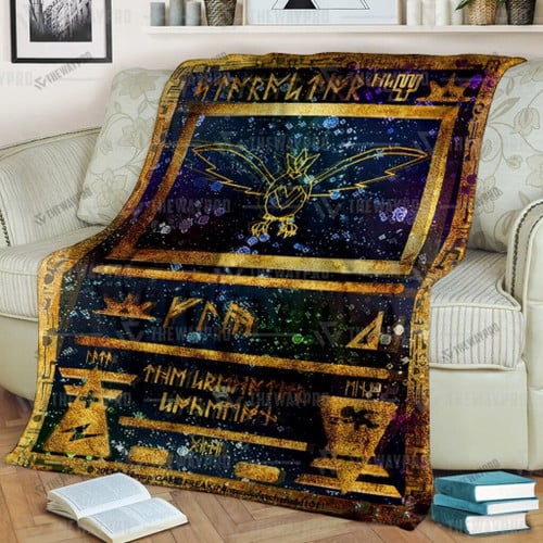 Anime Ancient Staraptor Custom Soft Blanket