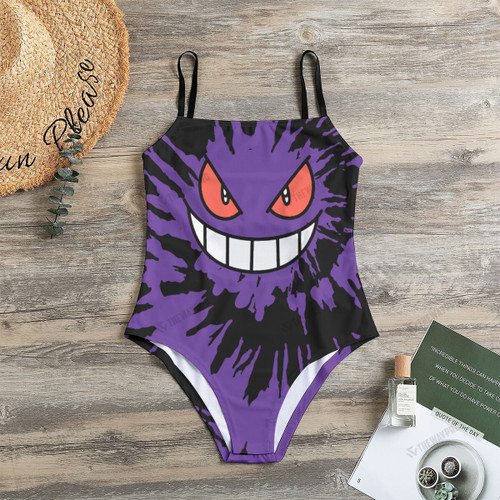 Gengar Women's Halter Strap Swimsuit