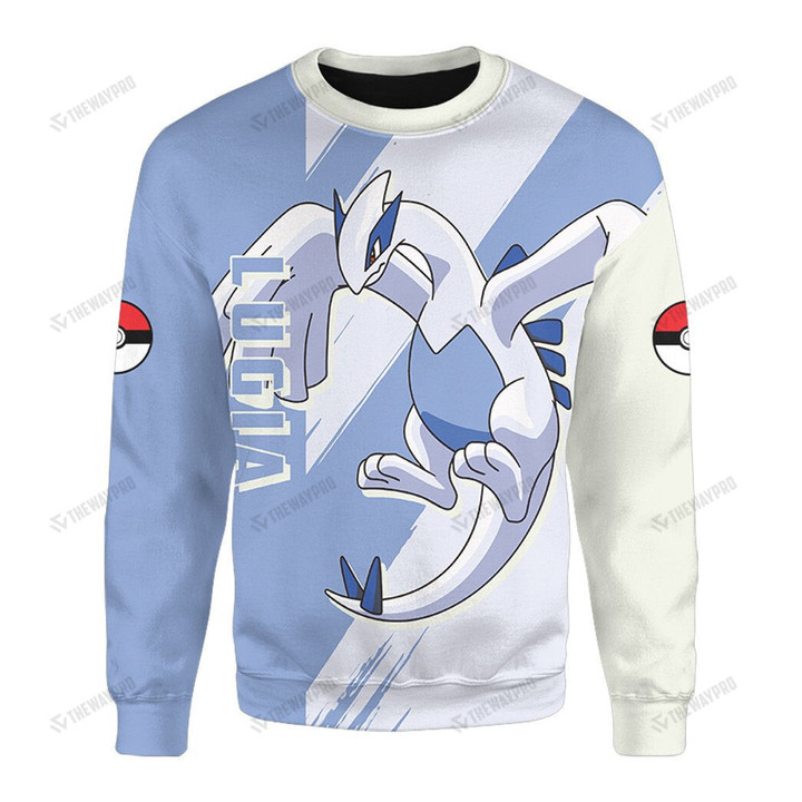 Anime Pkm Lugia Custom Sweatshirt Apparel / S