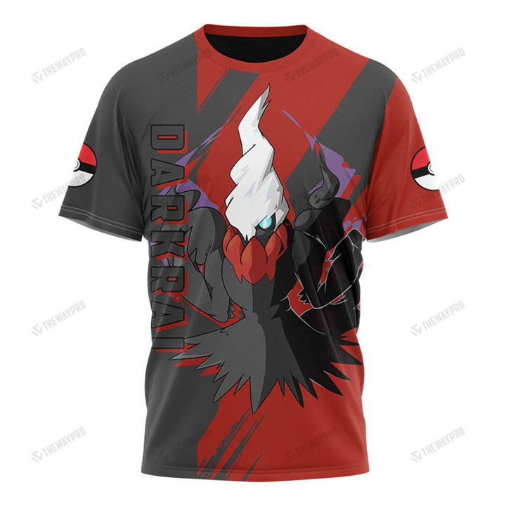 Anime Pkm Darkrai Custom T-Shirt / S