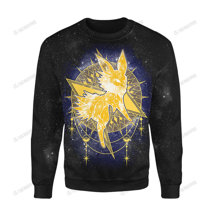 Anime Pkm Jolteon Starry Custom Sweatshirt / S Bl0203224