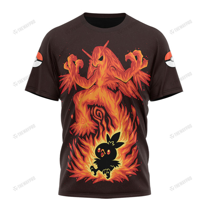Anime Pkm Evolve Torchic Within Blaziken Custom T-Shirt Apparel / S Bo14032253