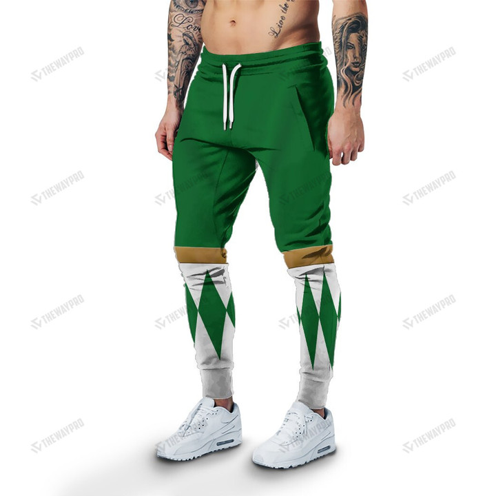Mighty Morphin Green Power Rangers Custom Sweatpants