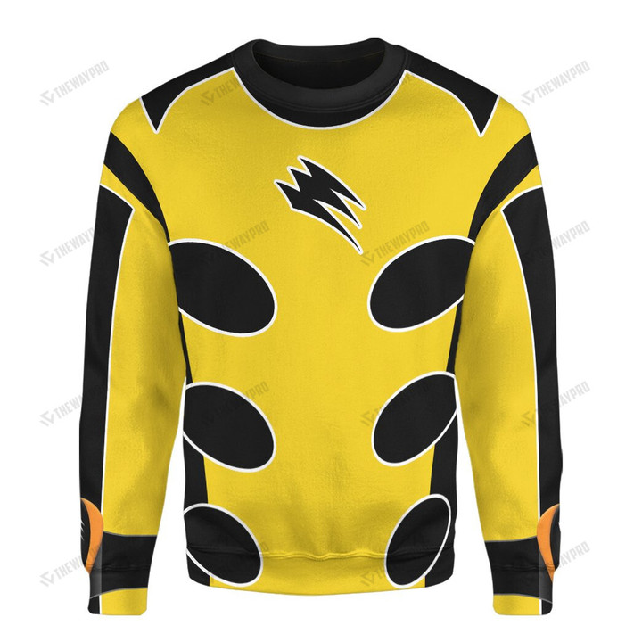 Power Ranger Jungle Fury Yellow Ranger Custom Sweatshirt