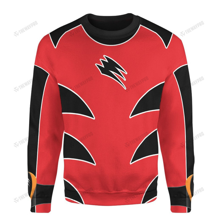 Power Ranger Jungle Fury Red Ranger Custom Sweatshirt