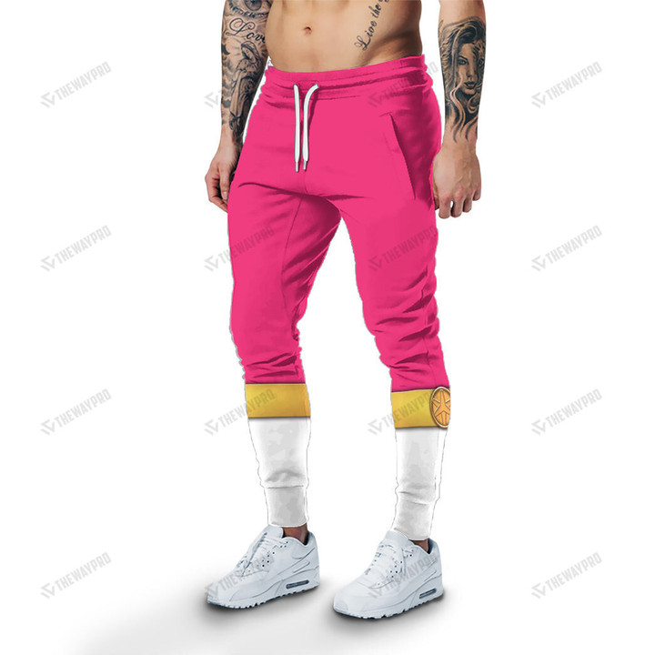 Power Rangers Lightspeed Rescue Pink Ranger Custom Sweatpants