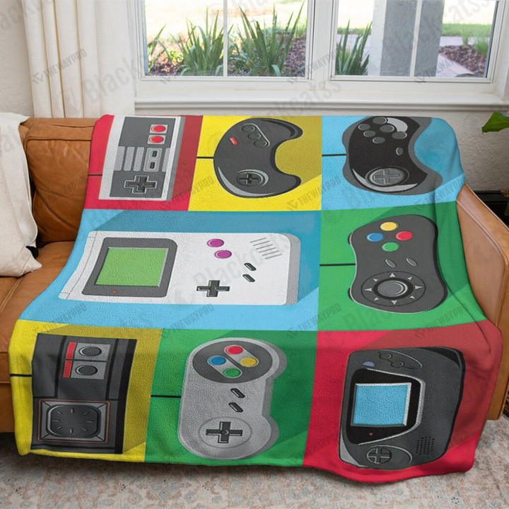 Game Controller Custom Soft Blanket
