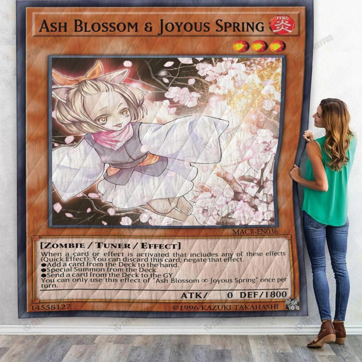 Anime YGO Ash Blossom & Joyous Spring Custom Quilt