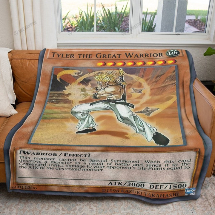 Tyler the Great Warrior Custom Soft Blanket
