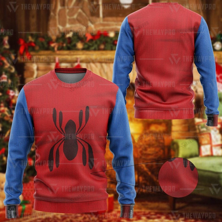 Movie Superhero Homemade SM Custom Imitation Knitted Sweatshirt