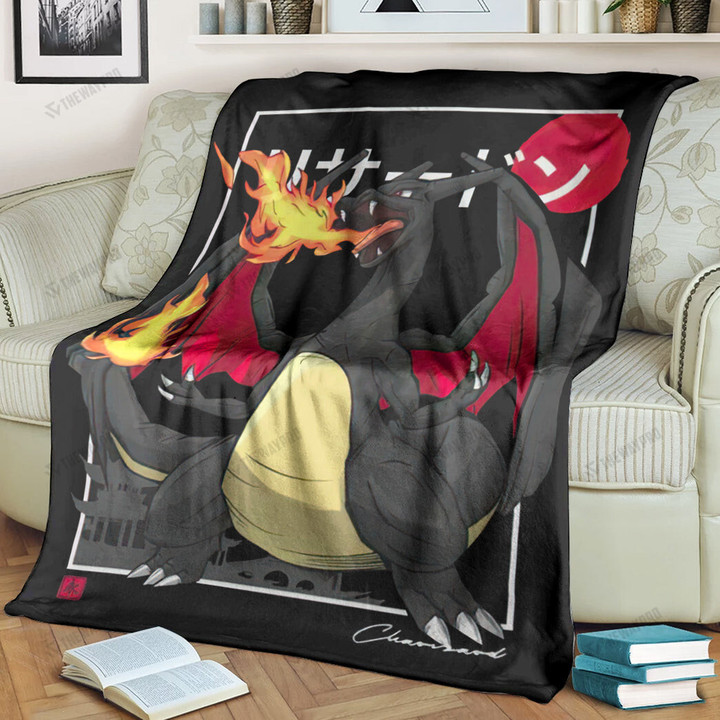 Charizard Custom Soft Blanket