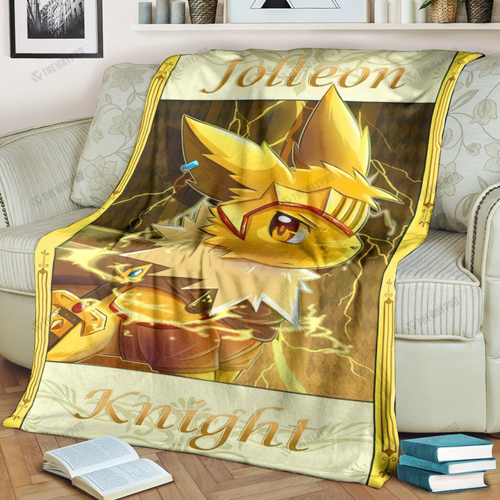 Anime Pkm Jolteon Knight Custom Soft Blanket / S/(43X55)