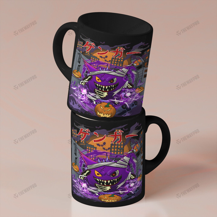 Halloween Kaiju Gengar Custom Mug