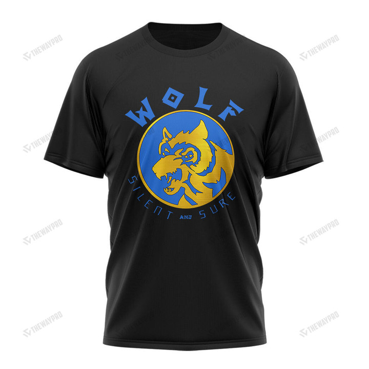 Mighty Morphin Power Ranger Ninja Rangers Blue Wolf Custom Graphic Apparel