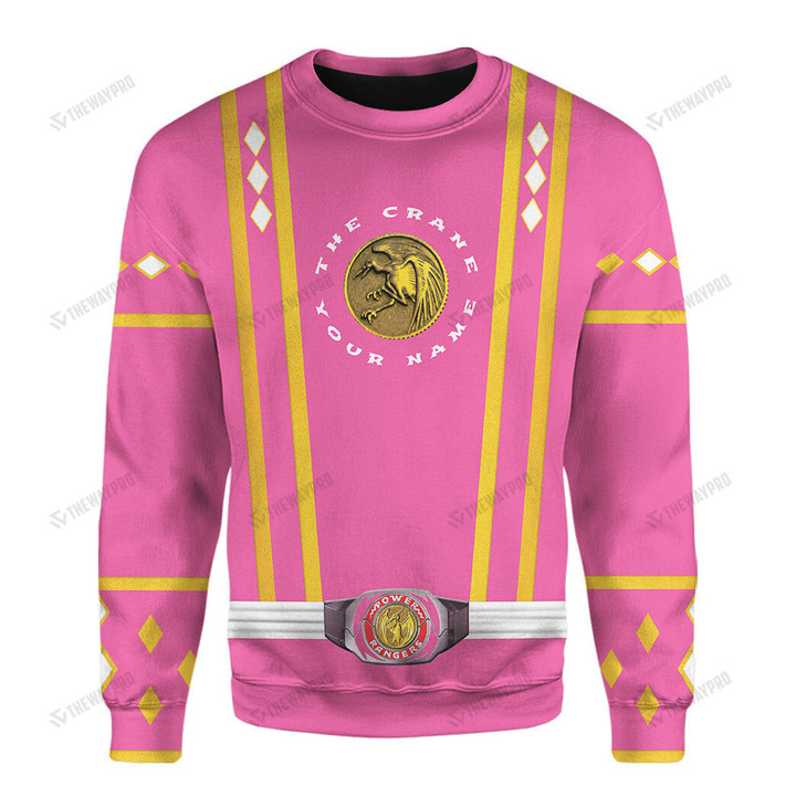 MMPR Ninjetti Upgrade Version Pink Crane Custom Sweatshirt