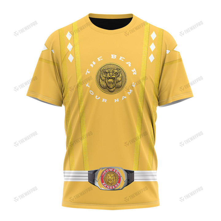 MMPR Ninjetti Upgrade Version Yellow Bear Custom T-Shirt