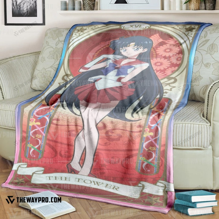 Anime Sailor Moon The Chariot Custom Soft Blanket / S/(43X55) Bl1110219