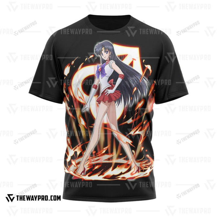 Anime Sm Sailor Mars Custom T-Shirt Apparel / S Bo1603224