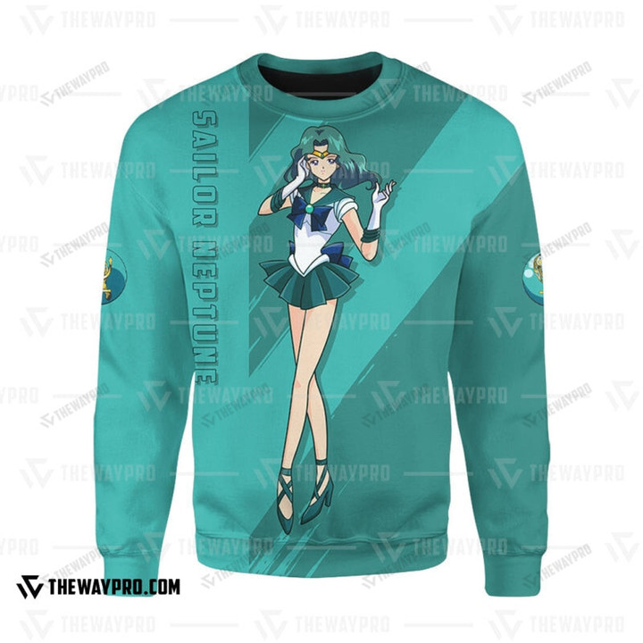 Anime Sailor Neptune Custom Sweatshirt / S Bl1403223