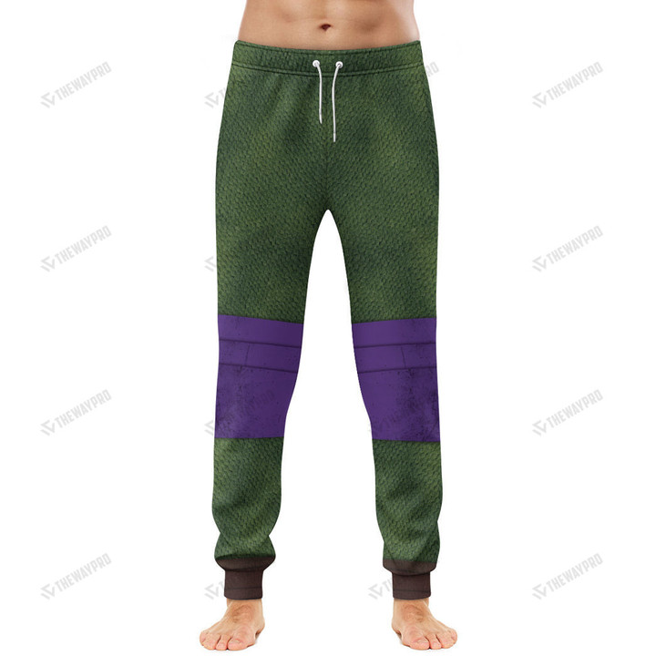 Movie TMNT Donatello Donnie Purple Strings Custom Sweatpants