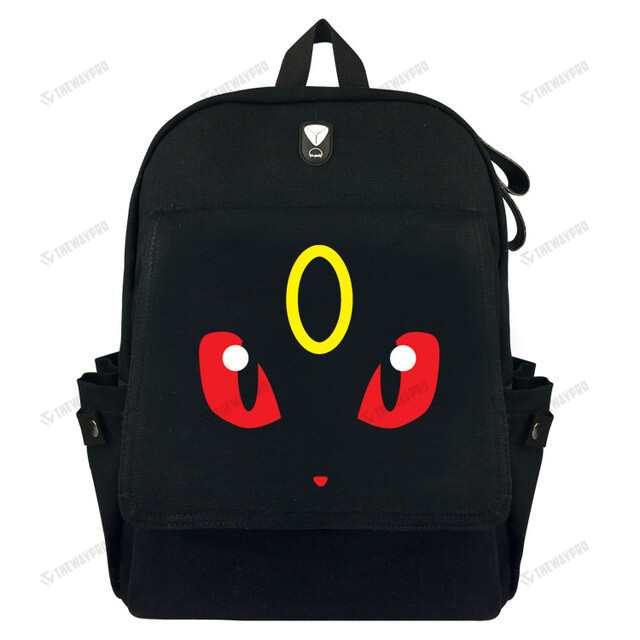 Genuine Cartoon Elves Backpack Pikachu Eeveelution Gengar Anime Figures Children High Capacity Waterproof School Bag