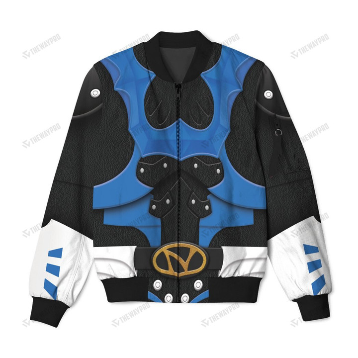 Psycho Rangers Blue Psycho Custom Bomber Jacket