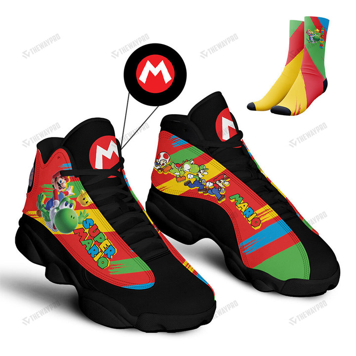 Super Mario Custom AJ13 Shoes