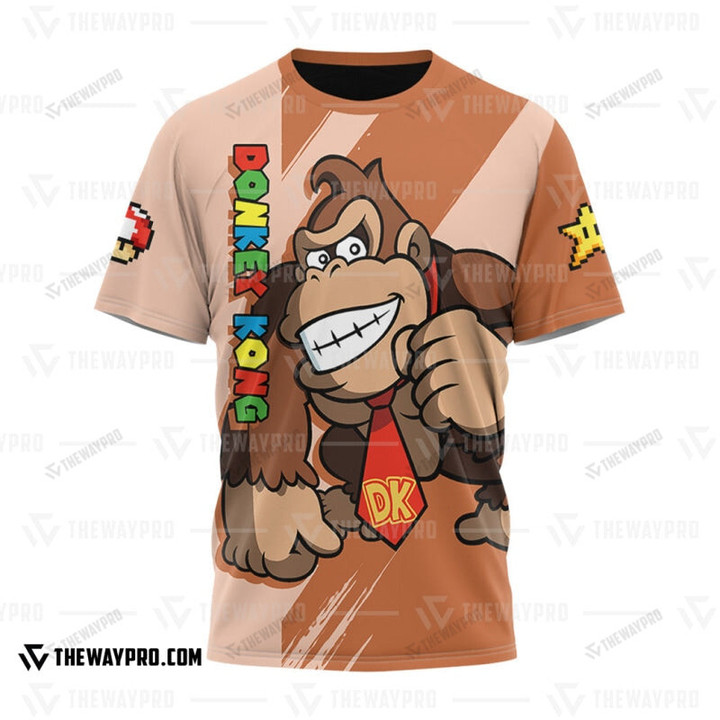 Game Super Mro Donkey Kong Custom T-Shirt Apparel / S Bt21022210