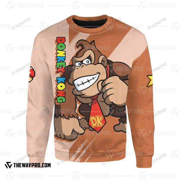 Game Super Mro Donkey Kong Custom Sweatshirt Apparel / S Bt21022210