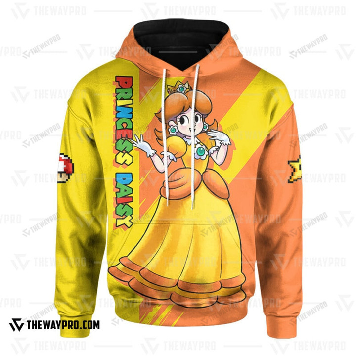 Game Super Mro Princess Daisy Custom Hoodie Apparel / S Bt2102229