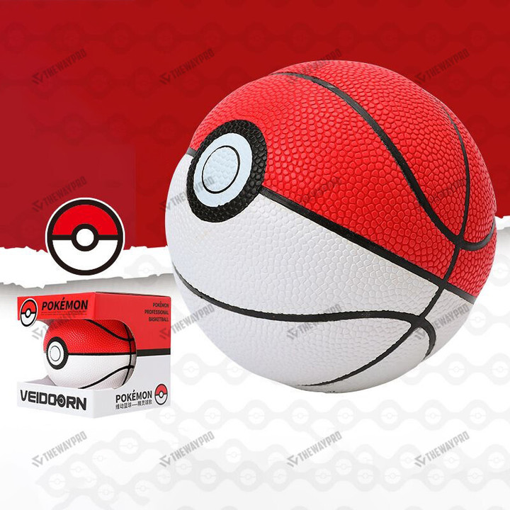 Poke Ball,Pikachu, Eevee, Sylveon, Leafeon Basket Ball