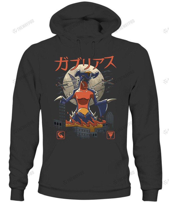 Garchomp Dragon Kaiju Custom Hoodie Graphic Apparel