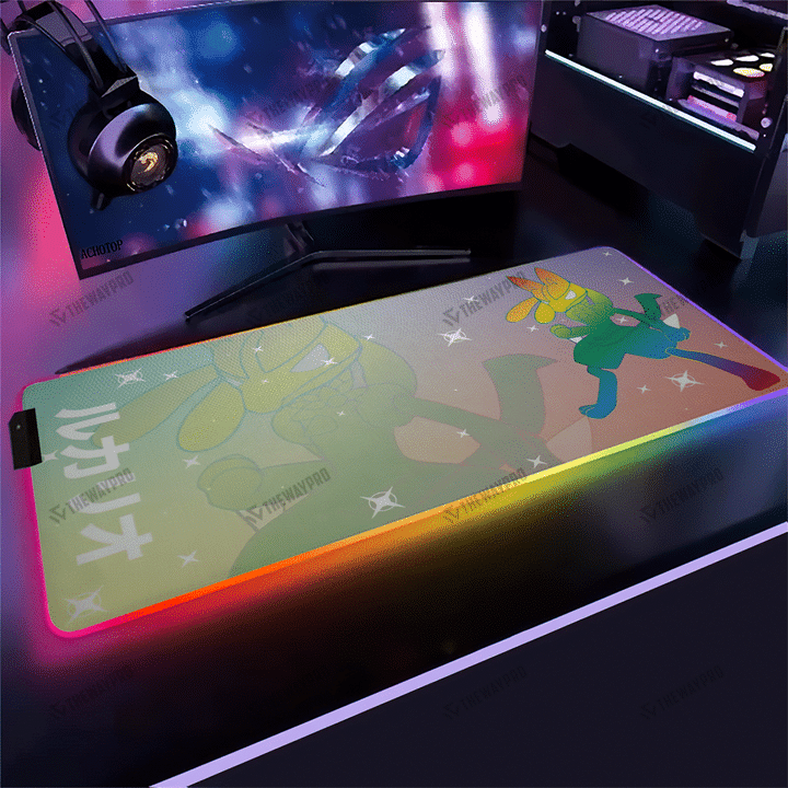 Colorful Lucario Custom Led Mousepad