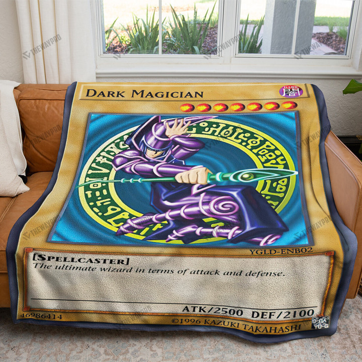 YGO Duel Links Cards Dark Magician Custom Soft Blanket