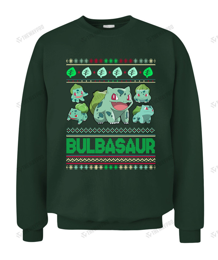 Bulbasaur Ugly Christmas Sweatshirt