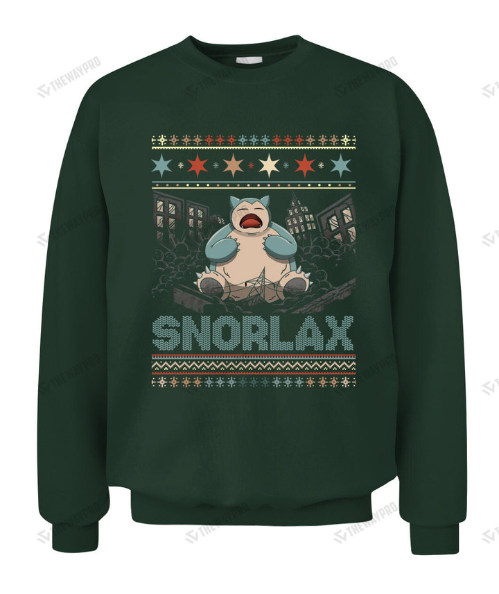 Snorlax Sleeping Kaiju Kaiju Custom Christmas Graphic Apparel
