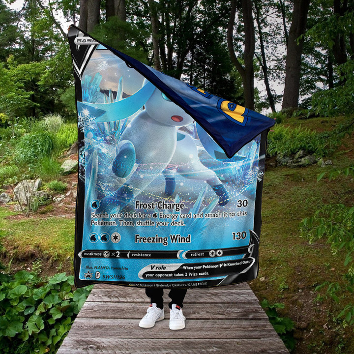 Glaceon V 2022 Custom 2-Side Printed Thicken Soft Blanket