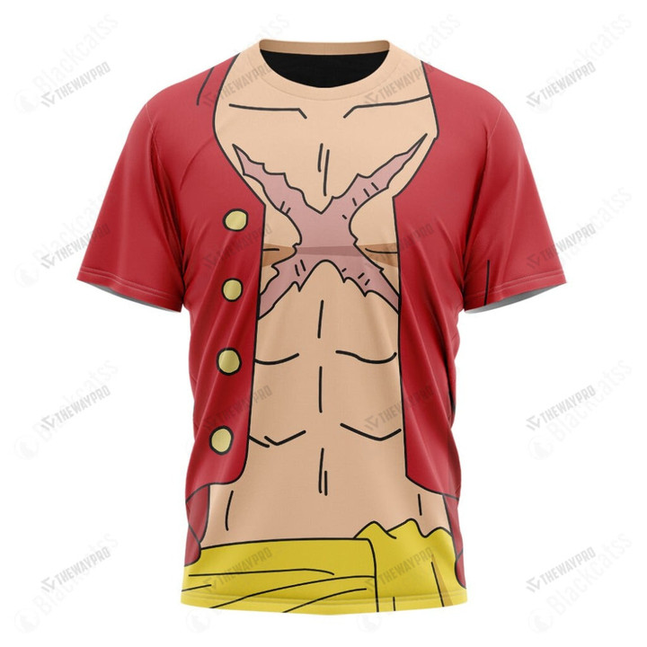 Anime One Piece Luffy Custom T-Shirt