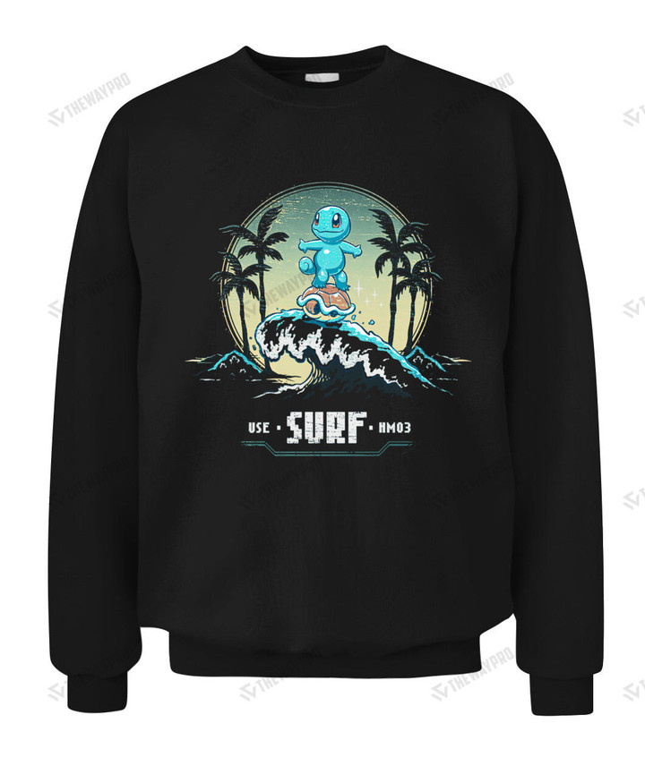 Squirtle Surf Custom Graphic Apparel