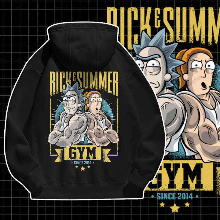 Rick And Summer Gym Custom Graphic Apparel