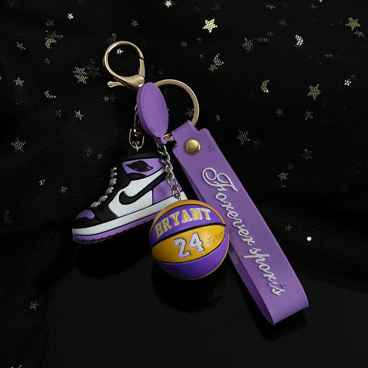 Basketball Keychain With Shoes And Ball