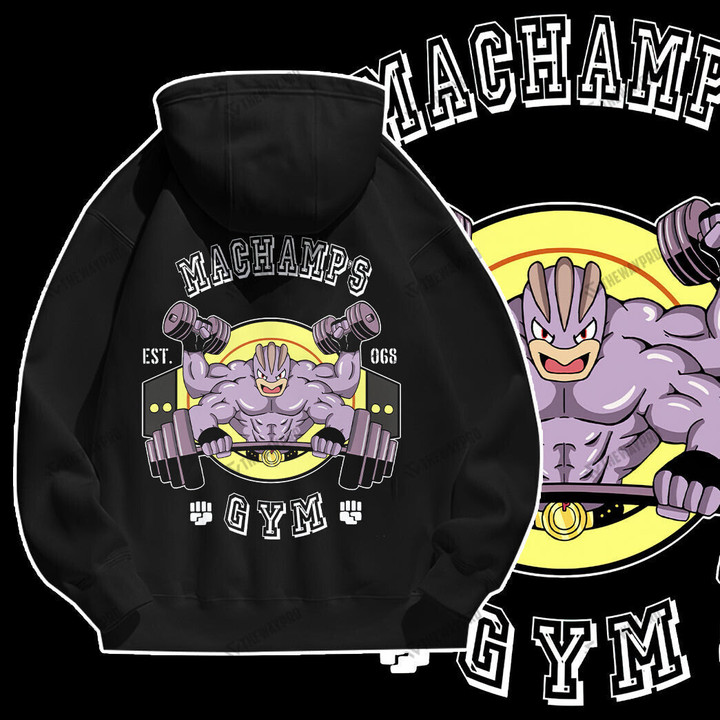 Machamp Purple 2 Gym New Cutsom Graphic Apparel