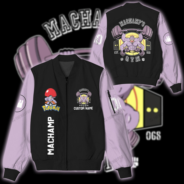Machamp Gym 2 Custom Bomber Jacket