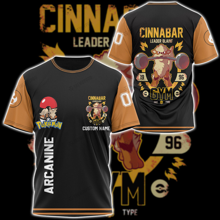 Cinnabar Gym Custom T-Shirt Apparel