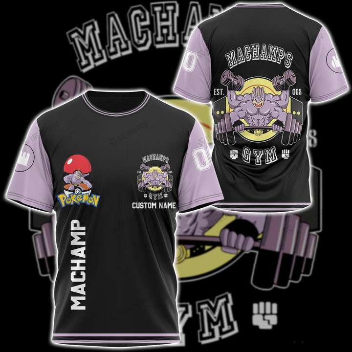 Machamp Gym Custom T-Shirt Apparel