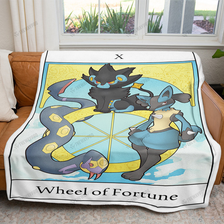 Tarot Wheel Of Fortune Custom Soft Blanket