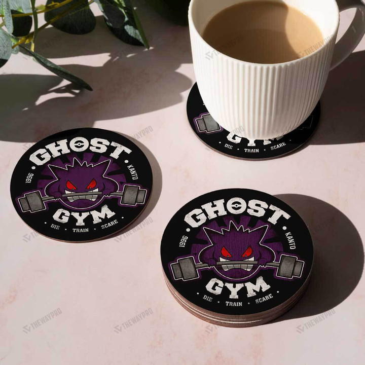 Ghost Gym Custom Cork Coaster
