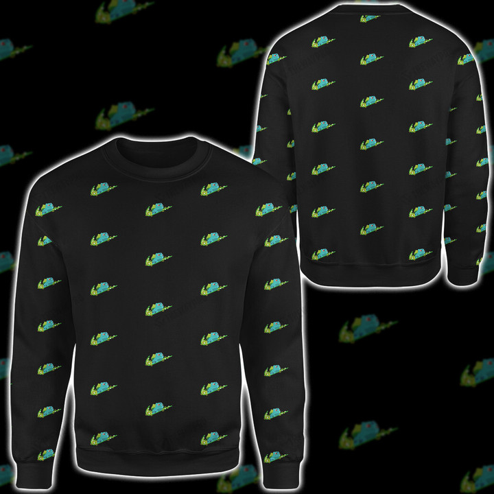 Bulbasaur Swoosh Custom Sweatshirt Apparel