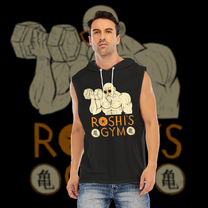 Roshi's Gym Custom Hooded Tank Top